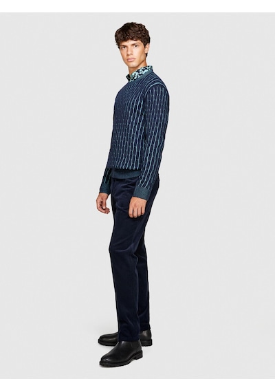 Sisley %100 Koton Slim Fit Fitilli Kadife Pantolon Erkek Lacivert T-shirt - 323a4sfrsf03d Sisley %100 Koton Slim Fit Fitilli Kadife Pantolon Erkek Lacivert T-shirt - 323a4sfrsf03d