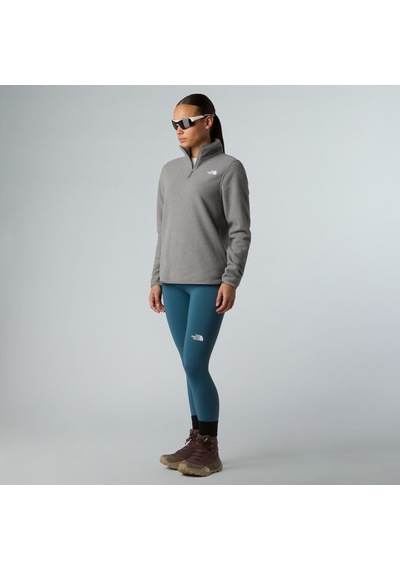 The North Face Kadın Glacier 1/4 Fermuarlı Polar Nf0a8d2jcqı1 Gri