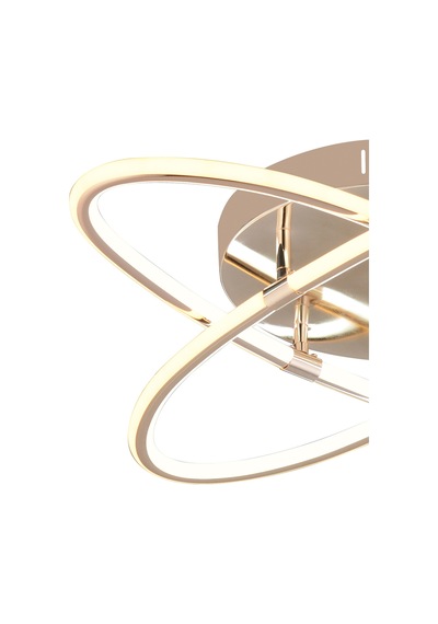 Pl 010 4 Çift Yönlü Model Gold 3 Renkli Salon Ve Oturma Odası İçin İdeal Alüminyum Avize, 65x10 Gold