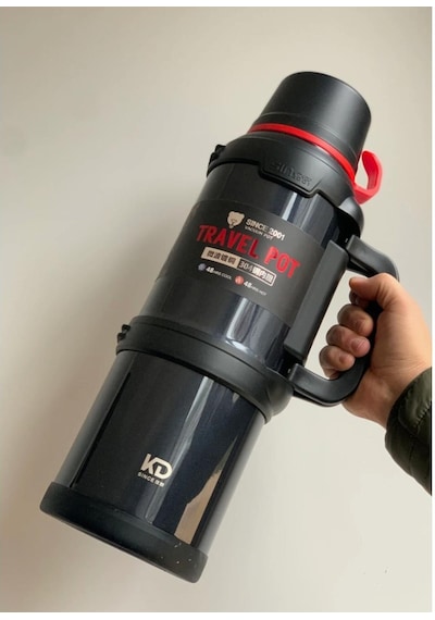 Vacuum 4 Litre Aile Boy Paslanmaz Çelik İssi Termos Karışık Renk Renksiz