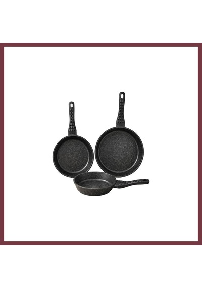 Storeşahin Redchef 20-24-28cm 3lu Dokum Tava Set Shn0720 Çok Renkli