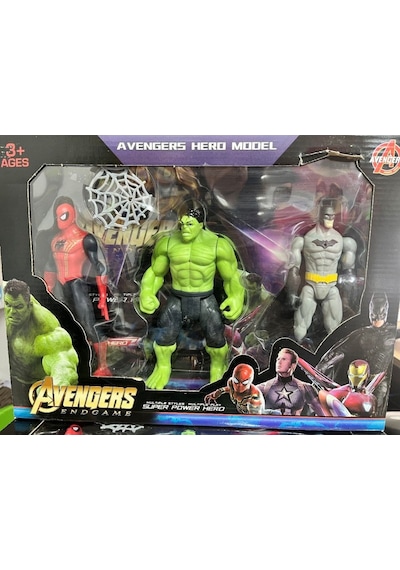 Kids Oyuncak Batman 3lü Işıklı Karakter Seti 2156-3