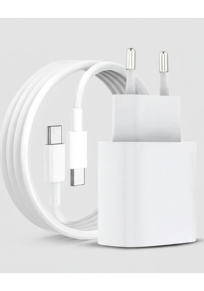 35w Güçlü Usb-c Şarj Aleti Type-c Kablo Dahil Beyaz