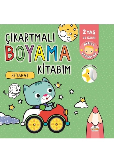 Çıkartmalı Boyama Kitabım-seyahat - Kyut-833637