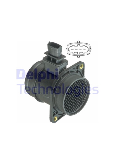 Delphı Af10403- 12b1 Hava Kütle Ölçer Debimetre Fıat Doblo 05 Grande Punto 05 10 Linea 07 Bravo Iı 07 14 Alfa Romeo Mıto 09 147 05 10 1.3jtd 1.9jtd 55183650