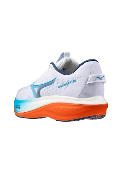 Mizuno Wave Rider 30 Erkek Koşu Ayakkabısı Beyaz / Turuncu Çok Renkli