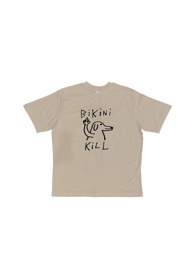 Tarzsokak Bikini Kill T-shirt Bej