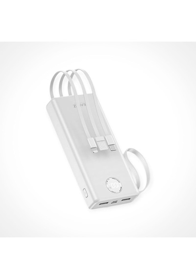 Tr H004 20000 Mah Power Bank Pd 30w Ve Usb 22.5w Fast Hızlı Şarj Dahili Type C Ve Lightning Kablolu Dünya Standart