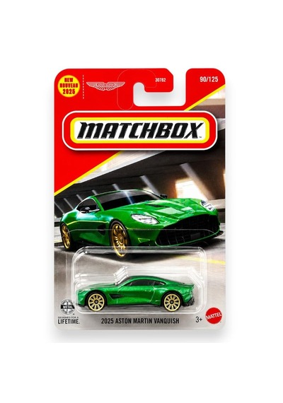 Matchbox 1:64 Scale 2025 Aston Martin Vanquish For 3 Years & Above 90/125 Green