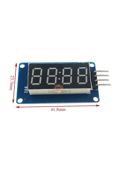 Tm1637 Modül 4 Digit Led Display Saat Ekran Modülü 5v 7 Segment