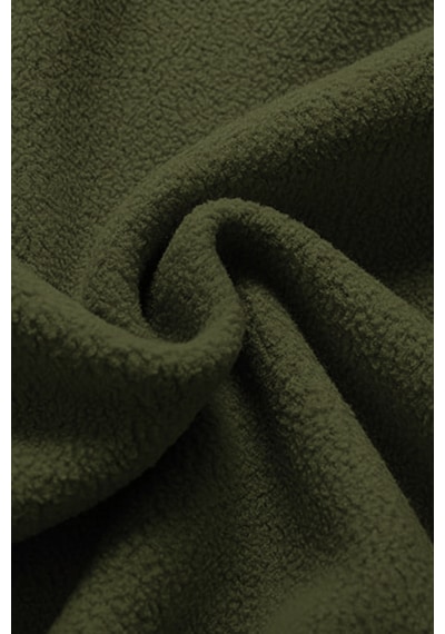 Genius Store Unisex Polar Tam Fermuarlı Outdoor Polar Ceket Tactical Polar Kadın-erkek Polar Renkli-tam Haki