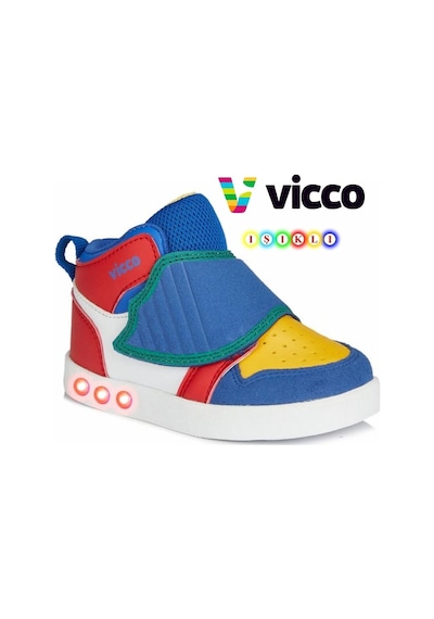 Vicco Ufo Işıklı Ortopedik Çocuk Boğazlı Spor Ayakkabı 001