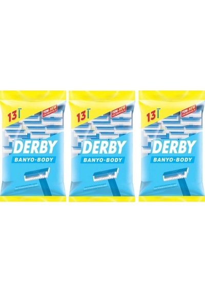 Tek Bıçaklı Banyo Tıraş Bıçağı 13'lü X 3 Paket