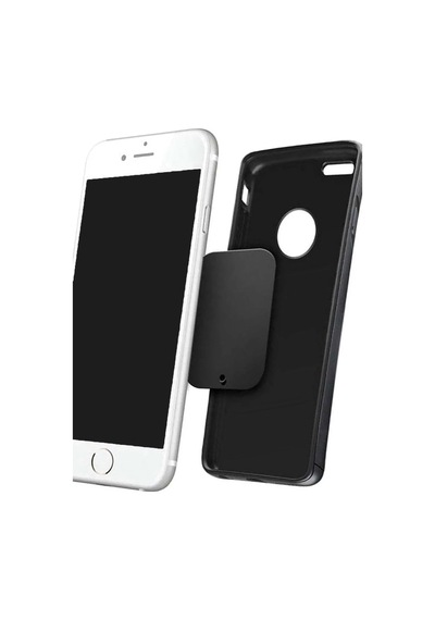 Telefon Araç Içi Tutucu Stant Metal Plaka Magnetic Mıknatıslı Tutucular Için Metal Tutucu Seti -114 Siyah