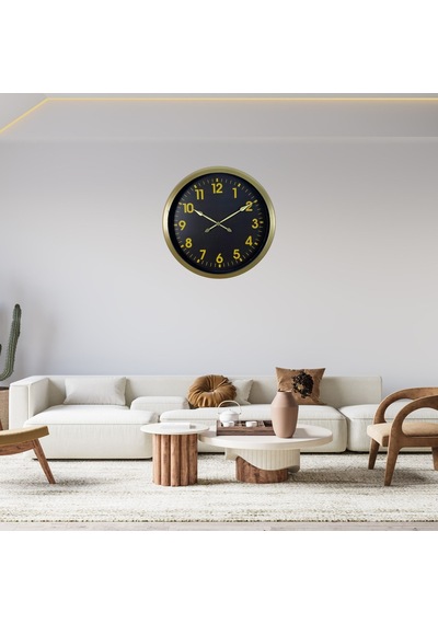 Vintage Klasik 60 X 60 Cm Metal Duvar Saati Diğer