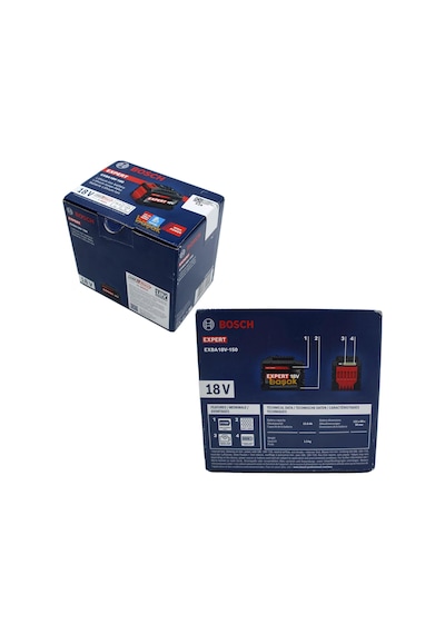 Bosch Expert Yeni 15,0 Ah Güçlü Yedek Akü Exba 18v-150 1600a036zm
