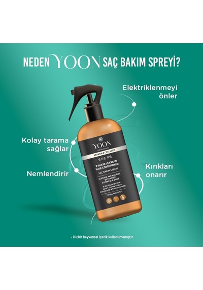 2'li Vegan Saç Spreyi & Saç Bakım Maskesi 250ml, Hyaluronik Asit, Keratin, Kolajen Ve B7 Biotinli İçerikli Kolay Tarama Ve Besleyici 2'li Saç Bakım Seti