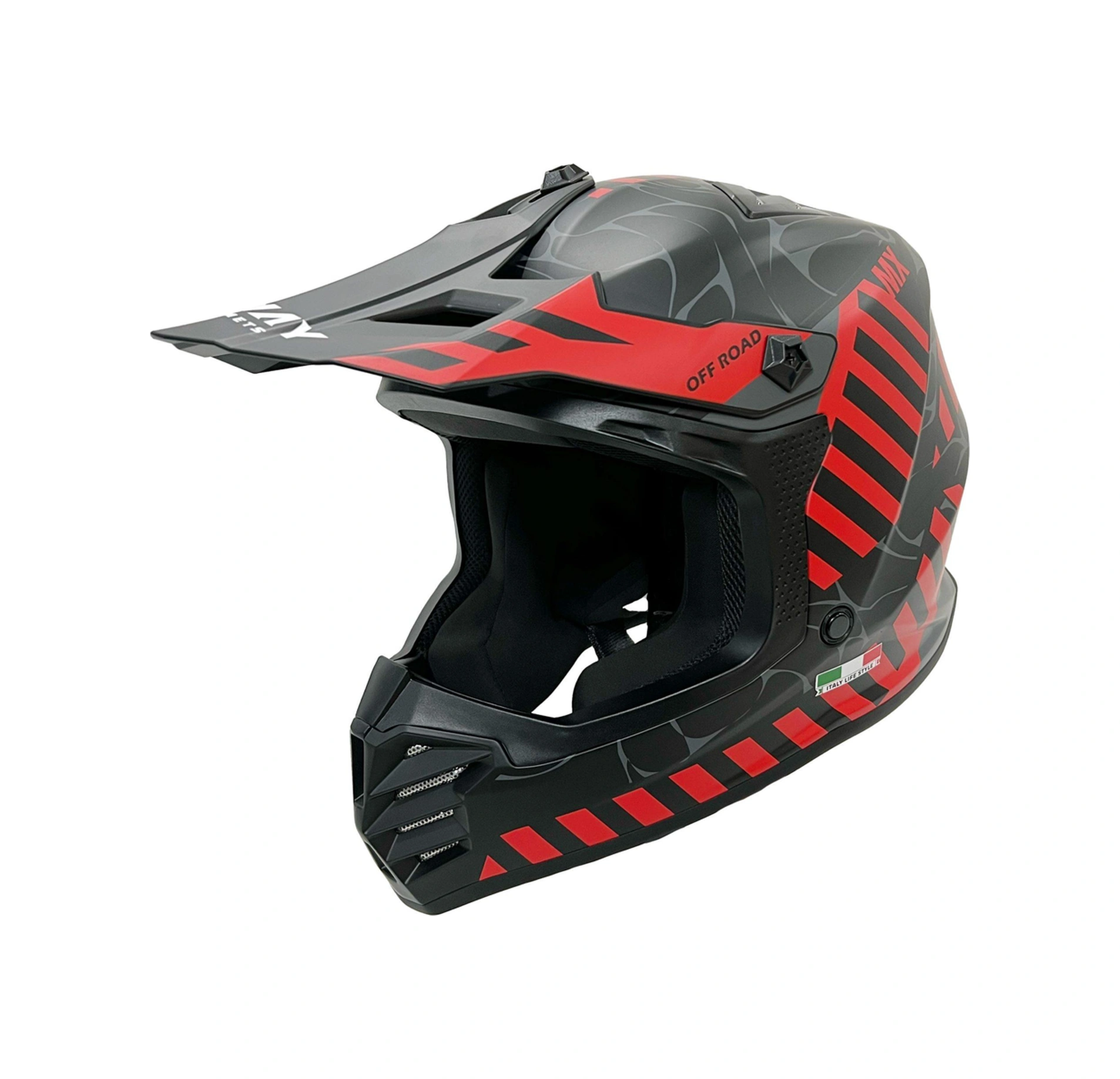 Sway 618 Alert Çocuk Cross Kaskı Bisiklet Motosiklet Enduro Kask L Beden Mat Siyah Kırmızı Çocuk Kaskı Mavi - Kırmızı Sway 618 Alert Çocuk Cross Kaskı Bisiklet Motosiklet Enduro Kask L Beden Mat Siyah Kırmızı Çocuk Kaskı Mavi - Kırmızı