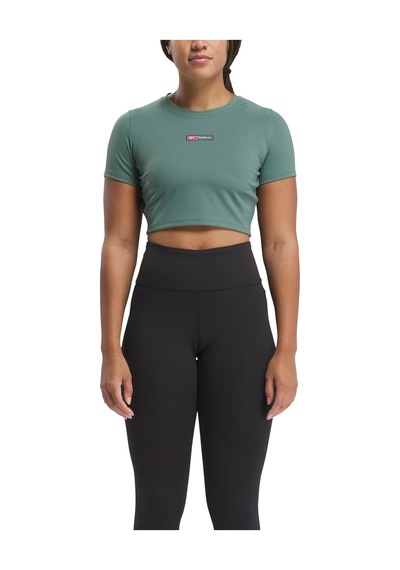 Reebok Lux Bold Crop Tee Pastel Yesıl Kadın Kısa Kol T-shirt 000000000101696388 Yeşil