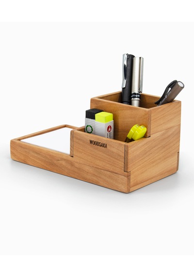Woodsaka Prokit Çok Amaçlı Organizer Bölümlü Kalemlik Ve Not Kağı