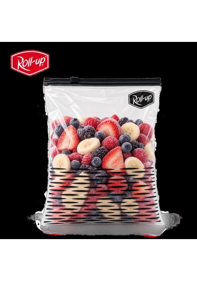 Roll-up Fermuarlı Şeffaf Buzdolabı Saklama Poşeti Torbası - 3 Lt. - 24x31 Cm. - 8 Adetlik 3 Paket 06883411