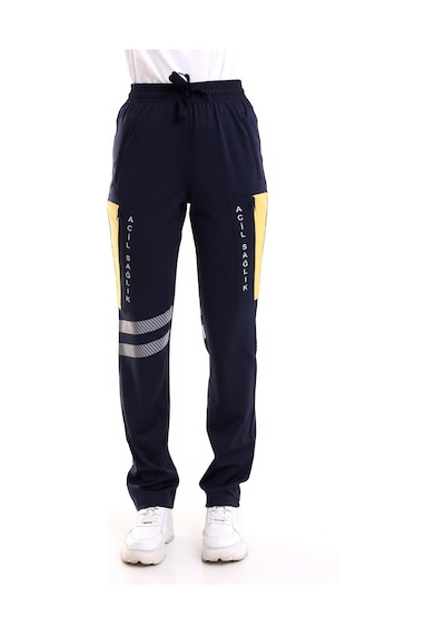 Lacivert 112 Acil Sağlık Unisex Likrali Kıslık Pantolon-7291