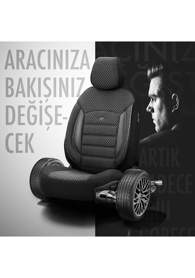 Otom Sport Plus Ekstra Destekli Özel Dokulu Oto Koltuk Kılıfı 550021759