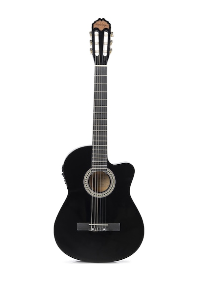 Miguel Artegas Mag65Cebk Siyah Elektro Klasik Gitar