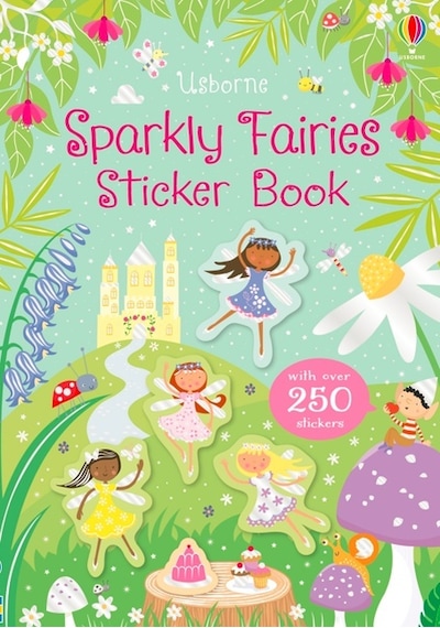 Sparkly Fairies Sticker Book- Usborne