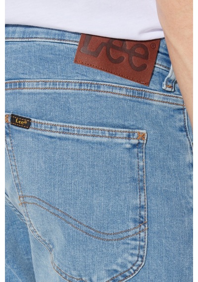 Lee Malone Skinny Fit Dar Kesim Düşük Bel Çok Dar Paça Mavi Erkek Esnek Jean Denim Kot Pantolon L736017XT Mavi