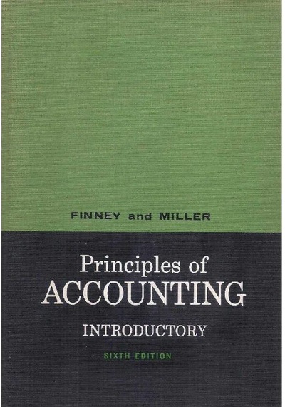 Principles Of Accounting Introductory