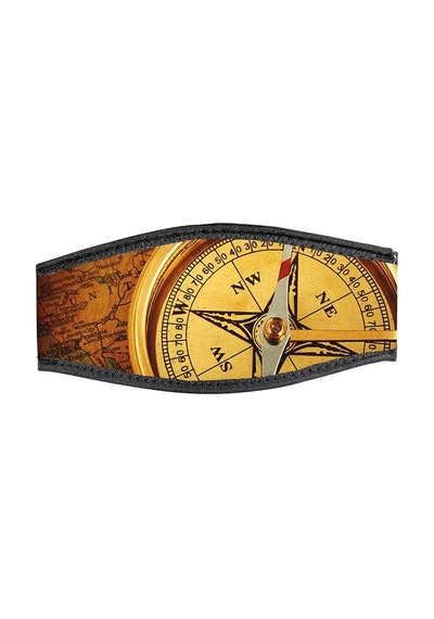 BestDivers Maske Arkalığı COMPASS Neopren Velkrolu Gümüş