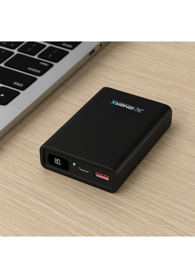 Enerx ENR-P10188DC 10000 Mah 2.1 Amper Dijital Göstergeli Powerbank