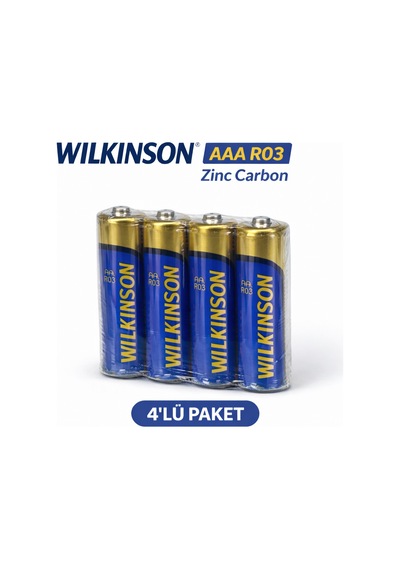 Wilkinson Aaa R03 İnce Pil Zinc Carbon Ultra Energy 2 Li 2 Paket
