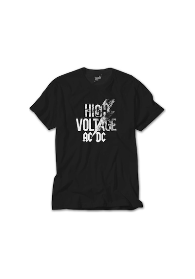 Ac Dc High Voltage Siyah Tişört Siyah