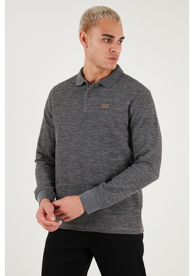 U.S. Polo Assn. U.s. Polo Assn Erkek Sweat G081sz0822226326 Gri Melanj Gri Melanj