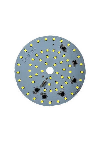 220volt 50watt Smd 2835 Ledli Led Modül Beyaz 10mm Delik Çaplı 220v 50w Avize Ledi 100mm