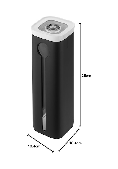 Fresh & Save Cube Cover Box Boyut 4s İçin, Güneş Işığına Karşı Koruma, Doluluk Göstergesi, Bpa İçermeyen Plastik, Renk Siyah