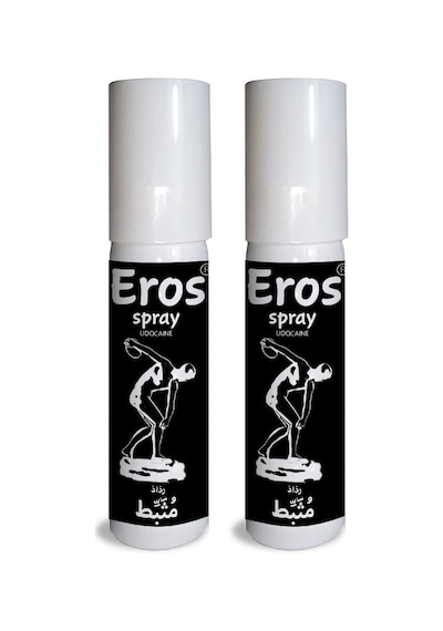Eros 2 Adet Erkeklere Özel Zaman Stop Spreyi 20 Ml Black