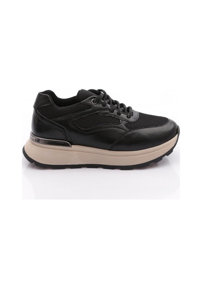 Dgn 81184 Kadin Sneaker Ayakkabi Siyah