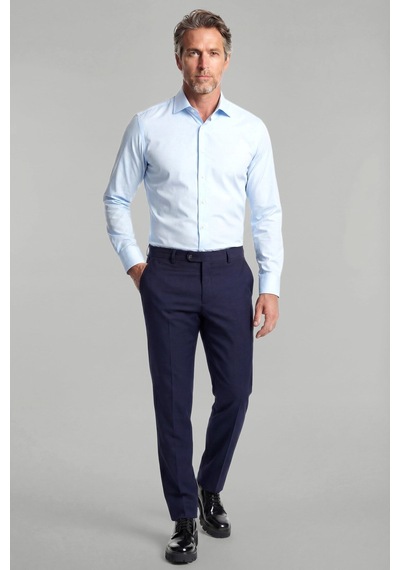 Bisse Klasik Yaka Regular Fit Açık Mavi Uzun Kol Cepsiz Erkek Gömlek Gmkls250061 33 Açık Mavi