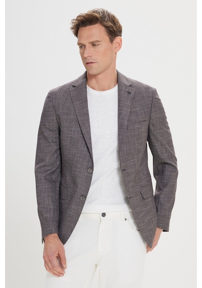 AC&Co / Altınyıldız Classics Erkek Sıyah-bordo Slim Fit Dar Kesim Mono Yaka Desenli Blazer Ceket Sıyah-bordo AC&Co / Altınyıldız Classics Erkek Sıyah-bordo Slim Fit Dar Kesim Mono Yaka Desenli Blazer Ceket Sıyah-bordo