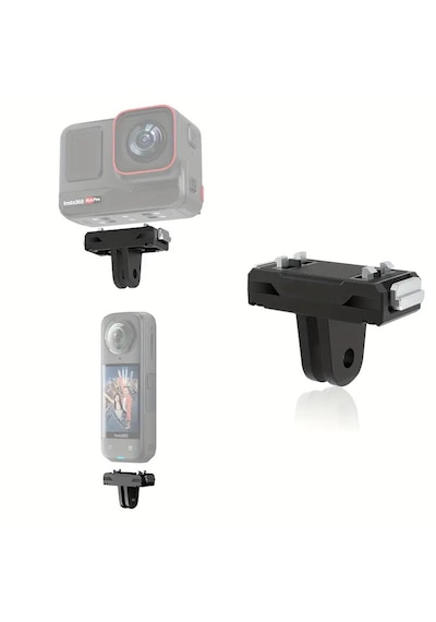 Insta360 X5, X4, Ace Pro / Pro 2 Amagisn Manyetik Kamera Tutucu Quick Release Siyah