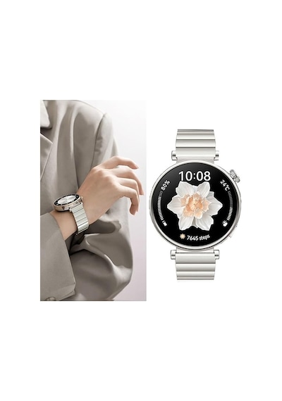 Huawei Watch Gt 5 Pro 42mm/ Gt 5 41mm/gt 4 41mm 18mm Uyumlu Kordon Baklalı Metal Kordon