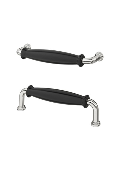Ikea Klıngstorp 2'li Mobilya Kulpu 141 Mm Krom - Siyah