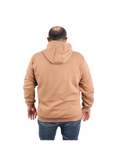 Moc Grande Mocgrande Büyük Beden Unisex Kapüşonlu 3Ip Sweat 11701 S.Kahve Kahverengi