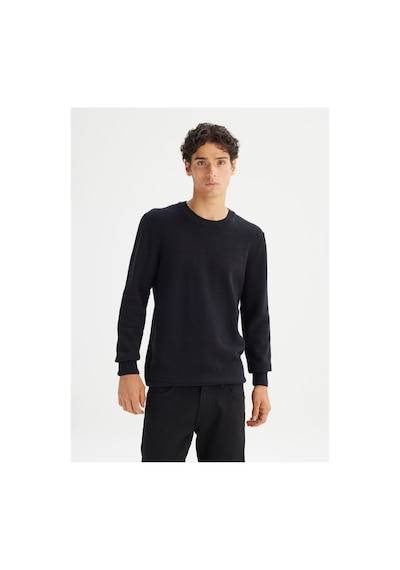 Lee Erkek Bisiklet Yaka Regular Fit Siyah Kazak L2520373001 Siyah Kazak - 5003317446