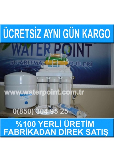 Su Arıtma Cihazı 8 Aşamalı Lüx Model Alkali Mineral Detox Filtre