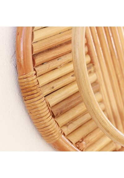 Bohem Rattan Banyo Havlu Askısı, Askılık, Iskandinav, Modern,