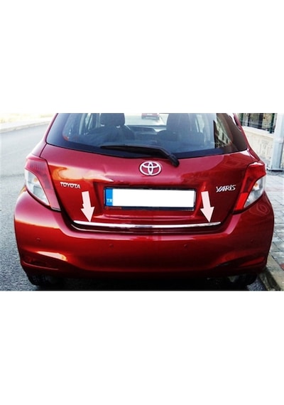 Db Chrome Toyota Yaris Krom Bagaj Alt Çıta 2012-2017 P.çelik